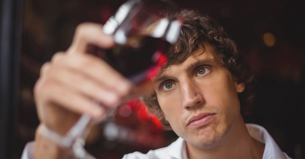 vinho sem álcool ou suco de uva
